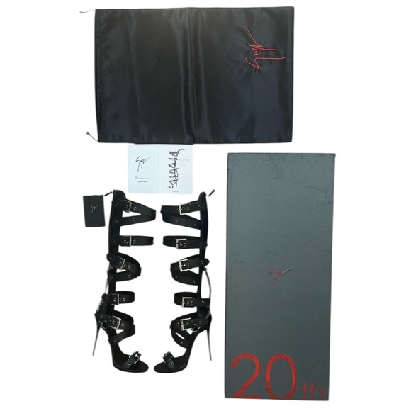 GIUSEPPE ZANOTTI 🌟20th Anniversary Edition🌟 Trapt Knee High Gladiator heels - Picture 4 of 14